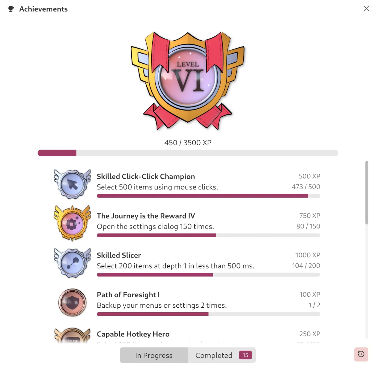 menu editor